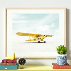 Vintage Airplane Nursery Decor, PRINTABLE ART, The Crown Prints - Boys room wall art, Aviation Decor and gift for pilot, Transportation Art