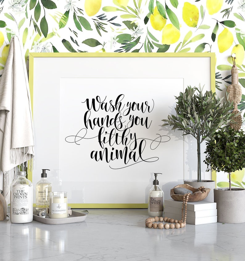 Funny Wash Your Hands Sign Printable