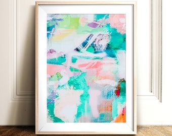 Abstract wall art, PRINTABLE art, Colorful art, Abstract art, Modern painting, Abstract painting, Brushstroke art, Abstract print, Pink art