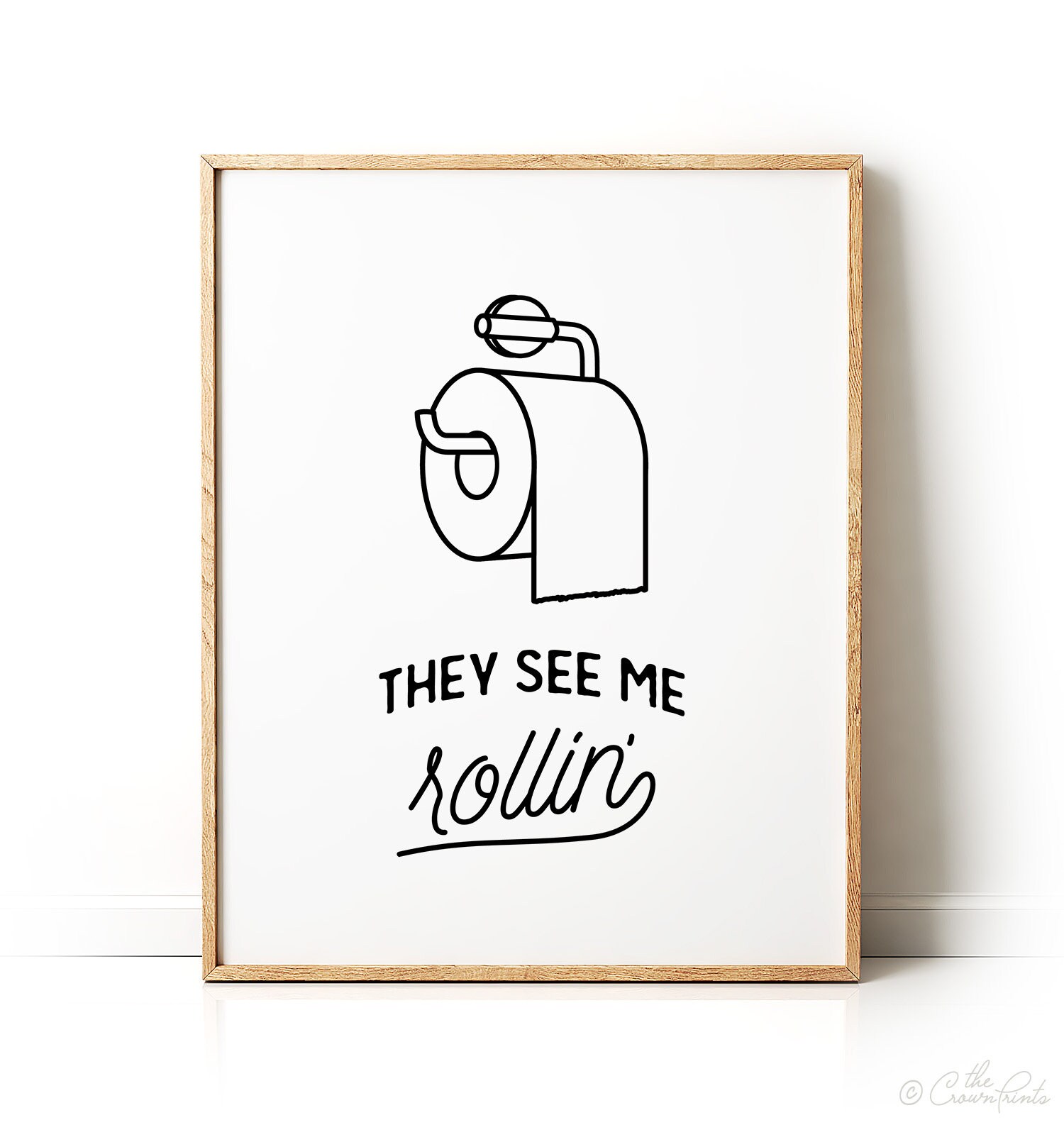 Bathroom Art Funny Bathroom Print PRINTABLE Art Bathroom - Etsy