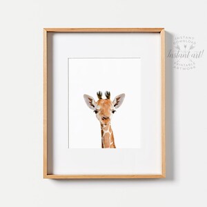 Safari Nursery decor set, PRINTABLE art, Safari animals decor, Baby animals, Nursery art, Nursery decor, Minimalist Modern nursery TCP100_ afbeelding 5