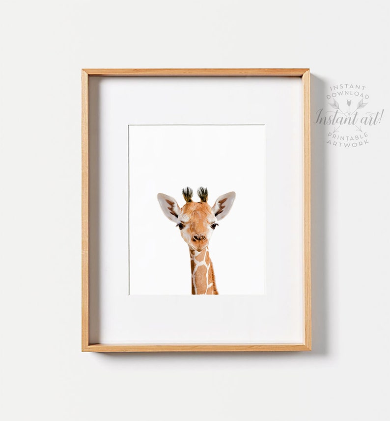 Safari Nursery decor set, PRINTABLE art, Safari animals decor, Baby animals, Nursery art, Nursery decor, Minimalist Modern nursery TCP100_ afbeelding 5