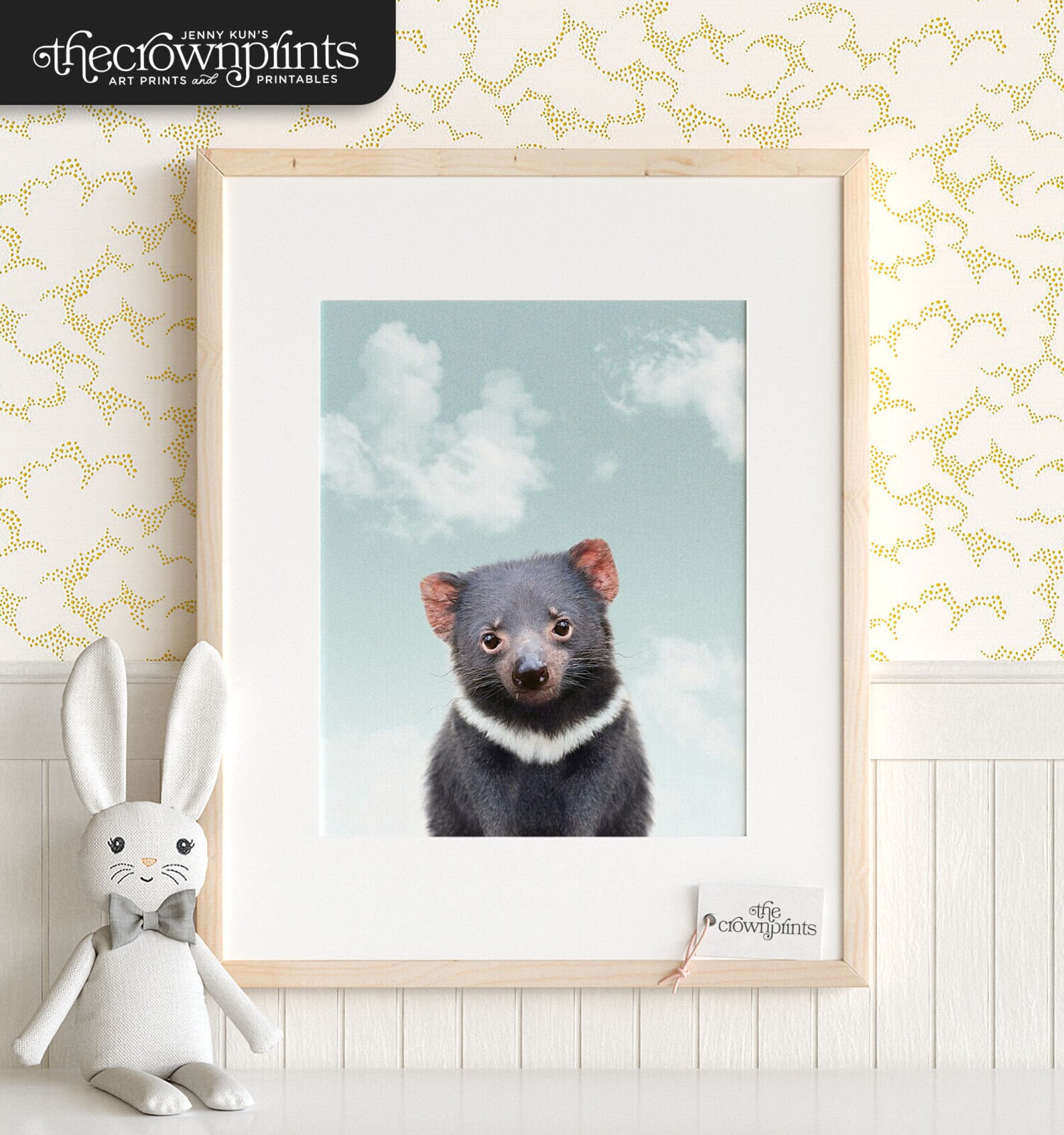 Tasmanian devil print PRINTABLE art Nursery decor | Etsy
