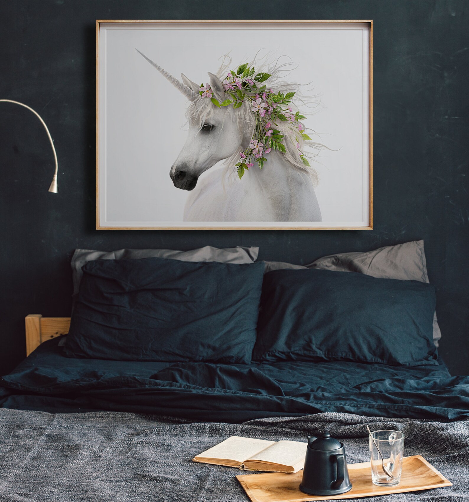 Unicorn Wall Art, PRINTABLE ART, Girls Room Art, Unicorn Decor, Large Poster, Nursery Decor ...