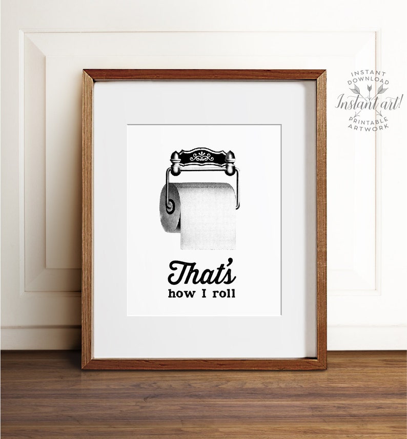 Bathroom art PRINTABLE art Bathroom sign Bathroom wall art | Etsy