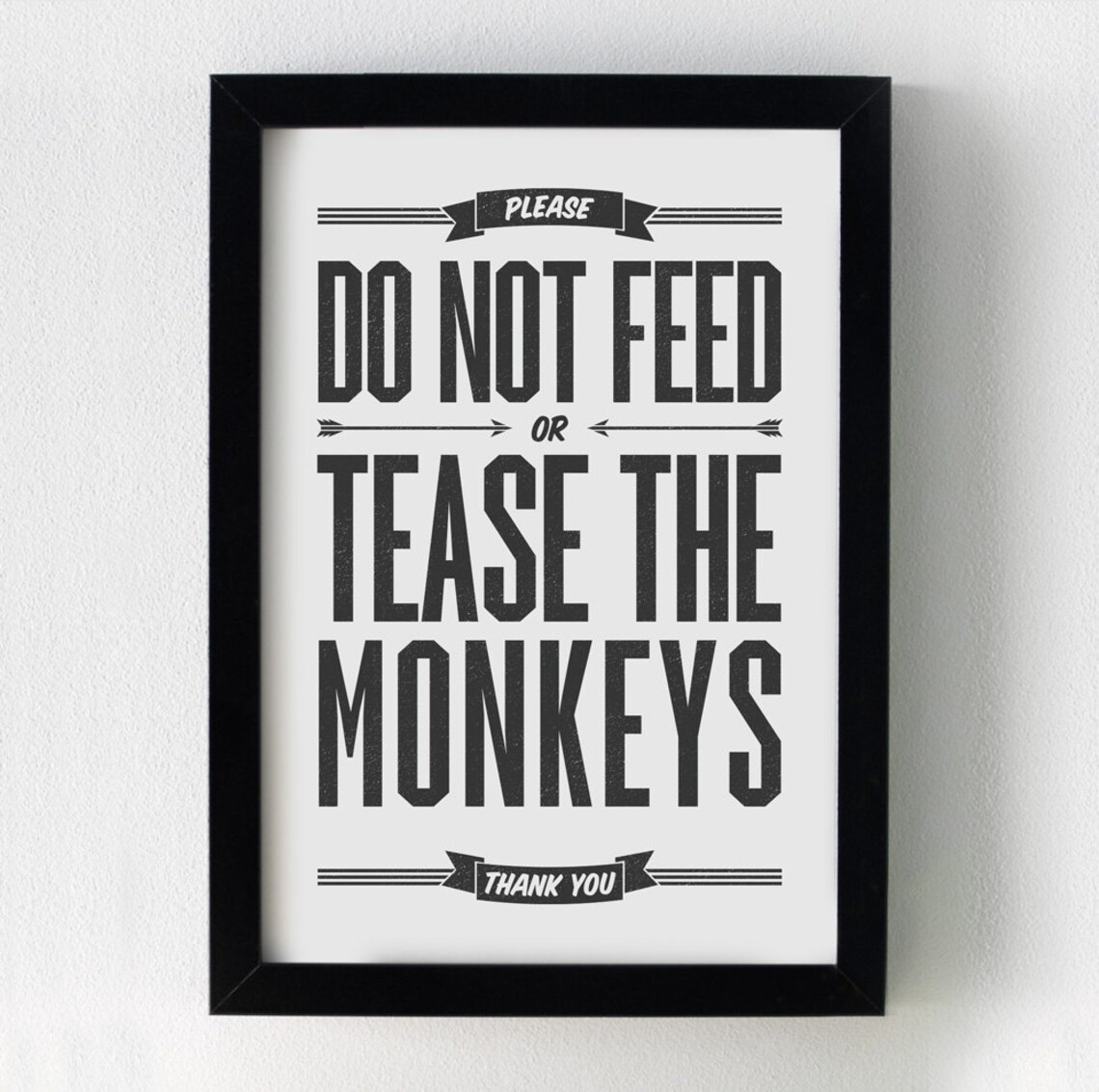 Kids Room Decor PRINTABLE ART Don't Feed or Tease the - Etsy