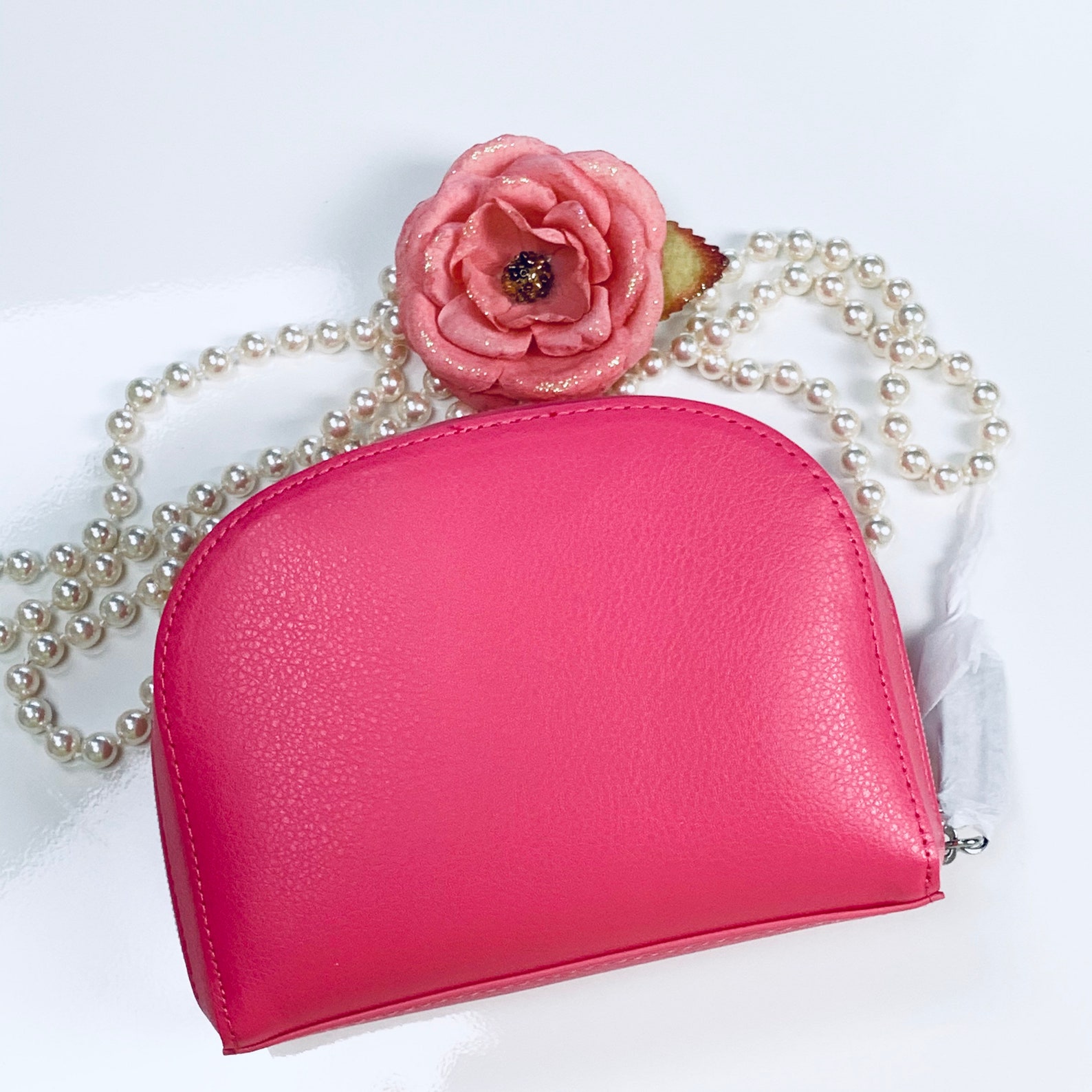 Christian Dior pink zipper makeup bag Etsy