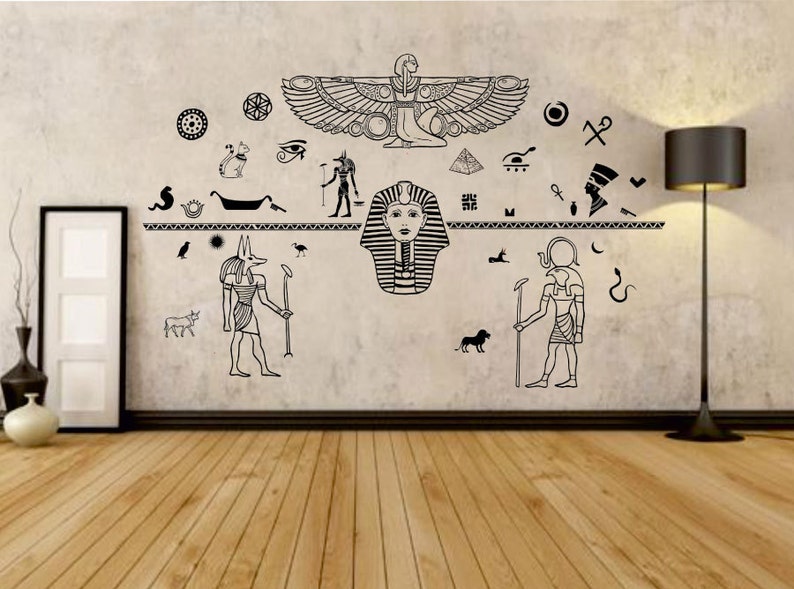 Egyptian Gods Egypt Wall Decal Vinyl Sticker Room Decor