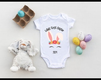 Baby Girl’s First Easter Onesie | My First Easter Onesie | Personalised Easter Onesie | Easter Gift | Special Onesie