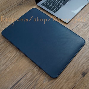 Name Monogram 13 MacBook Pro Laptop Sleeve 13inch for MacBook Pro Air M2 13 MacBook Pro 14 Cover MacBook 13inch Bag PU Leather image 3