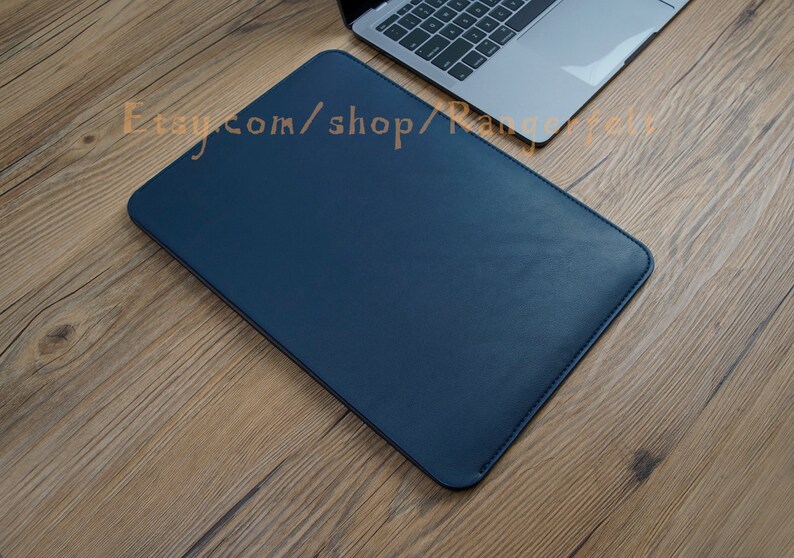 Name Monogram 13 MacBook Pro Laptop Sleeve 13inch for MacBook Pro Air M2 13 MacBook Pro 14 Cover MacBook 13inch Bag PU Leather image 3
