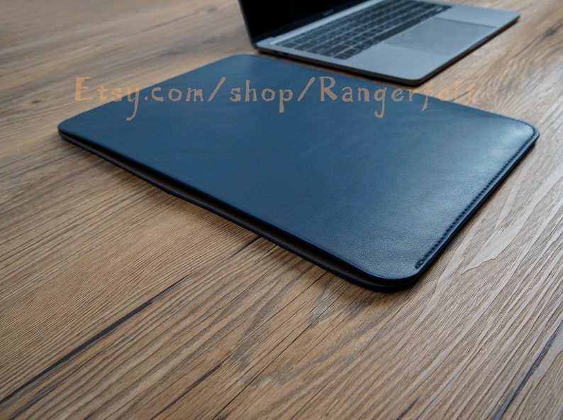 Name Monogram 13 MacBook Pro Laptop Sleeve 13inch for MacBook Pro Air M2 13 MacBook Pro 14 Cover MacBook 13inch Bag PU Leather image 2