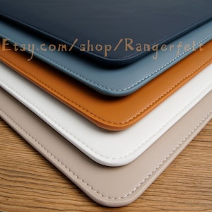 Name Monogram 13 MacBook Pro Laptop Sleeve 13inch for MacBook Pro Air M2 13 MacBook Pro 14 Cover MacBook 13inch Bag PU Leather image 8