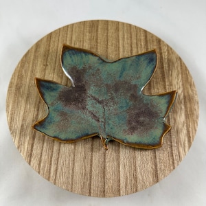 Ceramic Leaf Shaped Spoon Rest, Poplar Tulip Ceramic Leaf Dish, Candle Holder, Soap Dish, Ring Dish, Decorative Dish, Small Gift