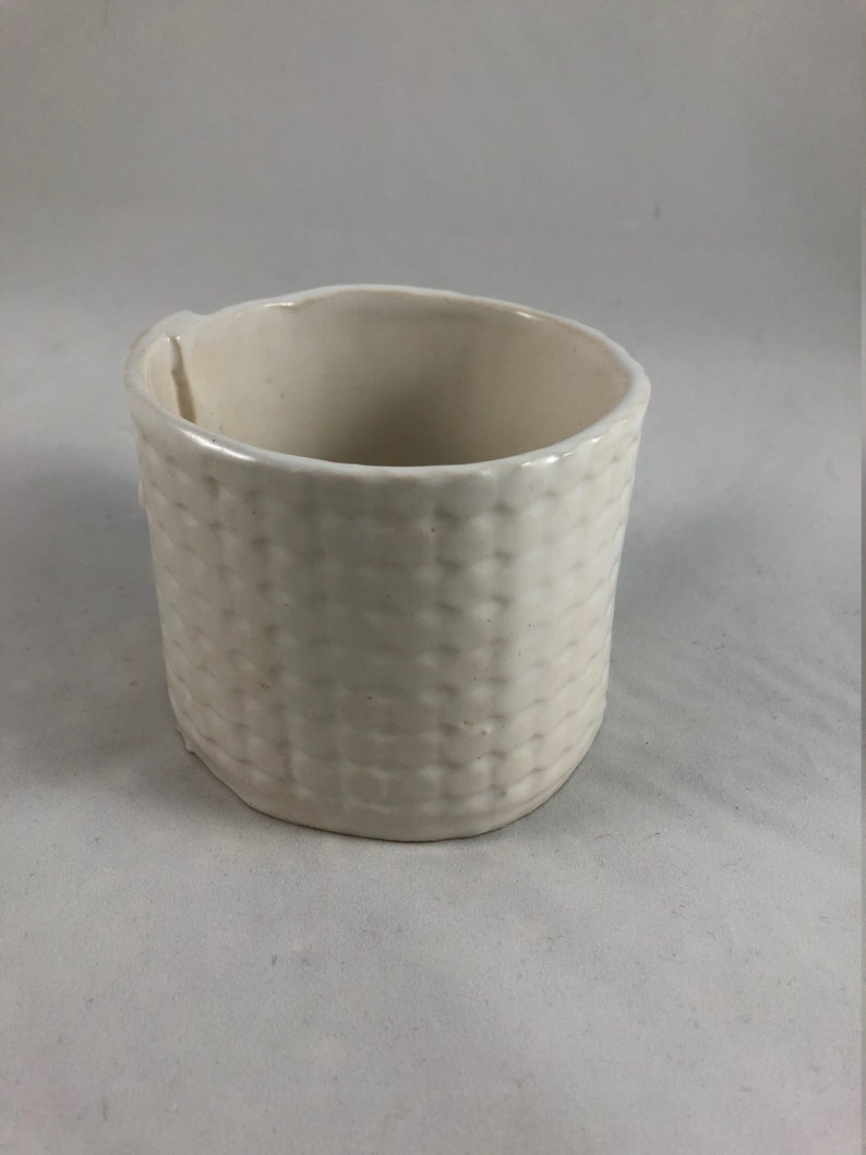 Ceramic Succulent Planter Planter Pot Flower Vase Small Gift Small White Vase Ceramic Vase Hostess Gift Handmade Trinket Holder