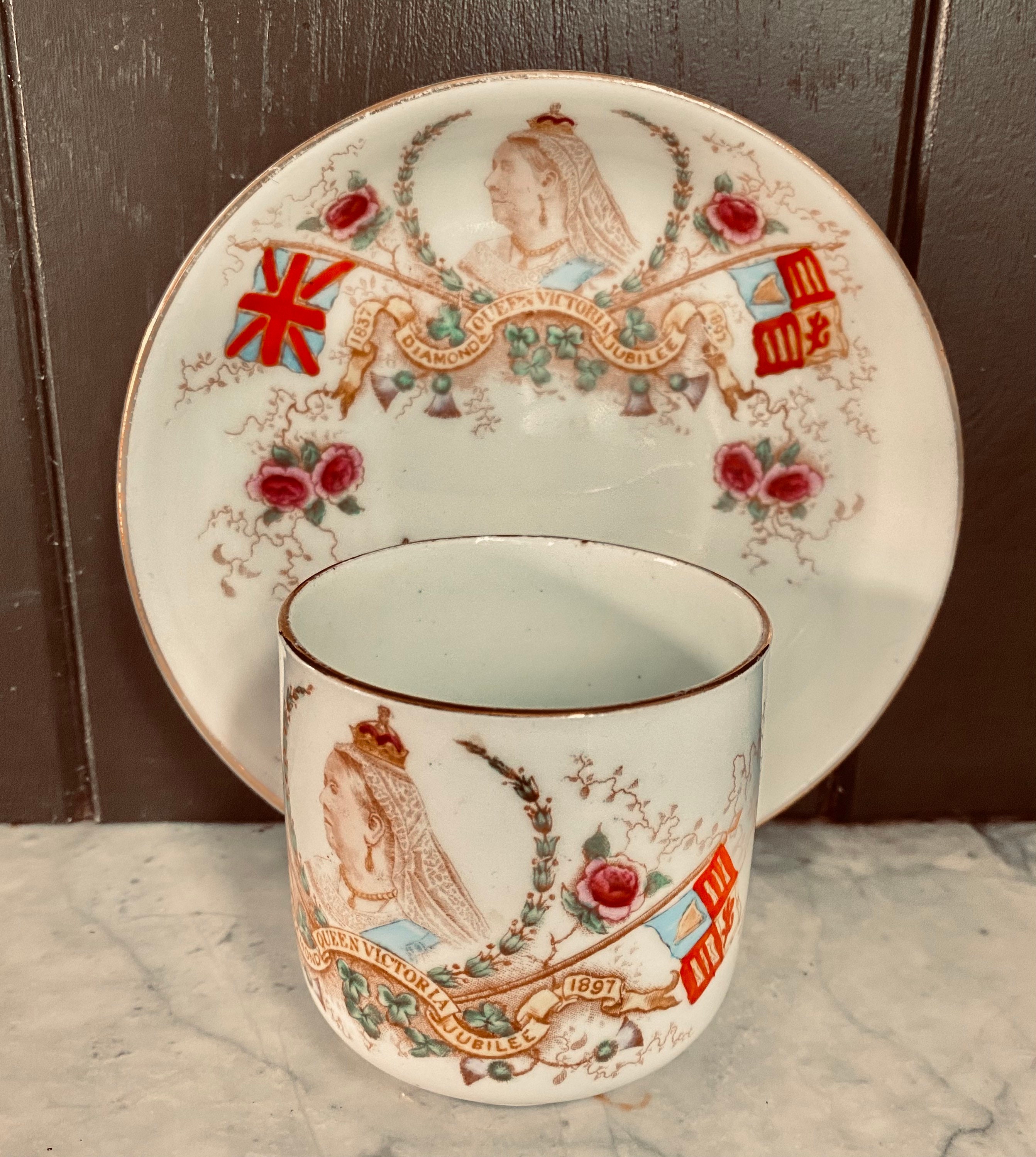 Queen Victoria Saucer - Etsy