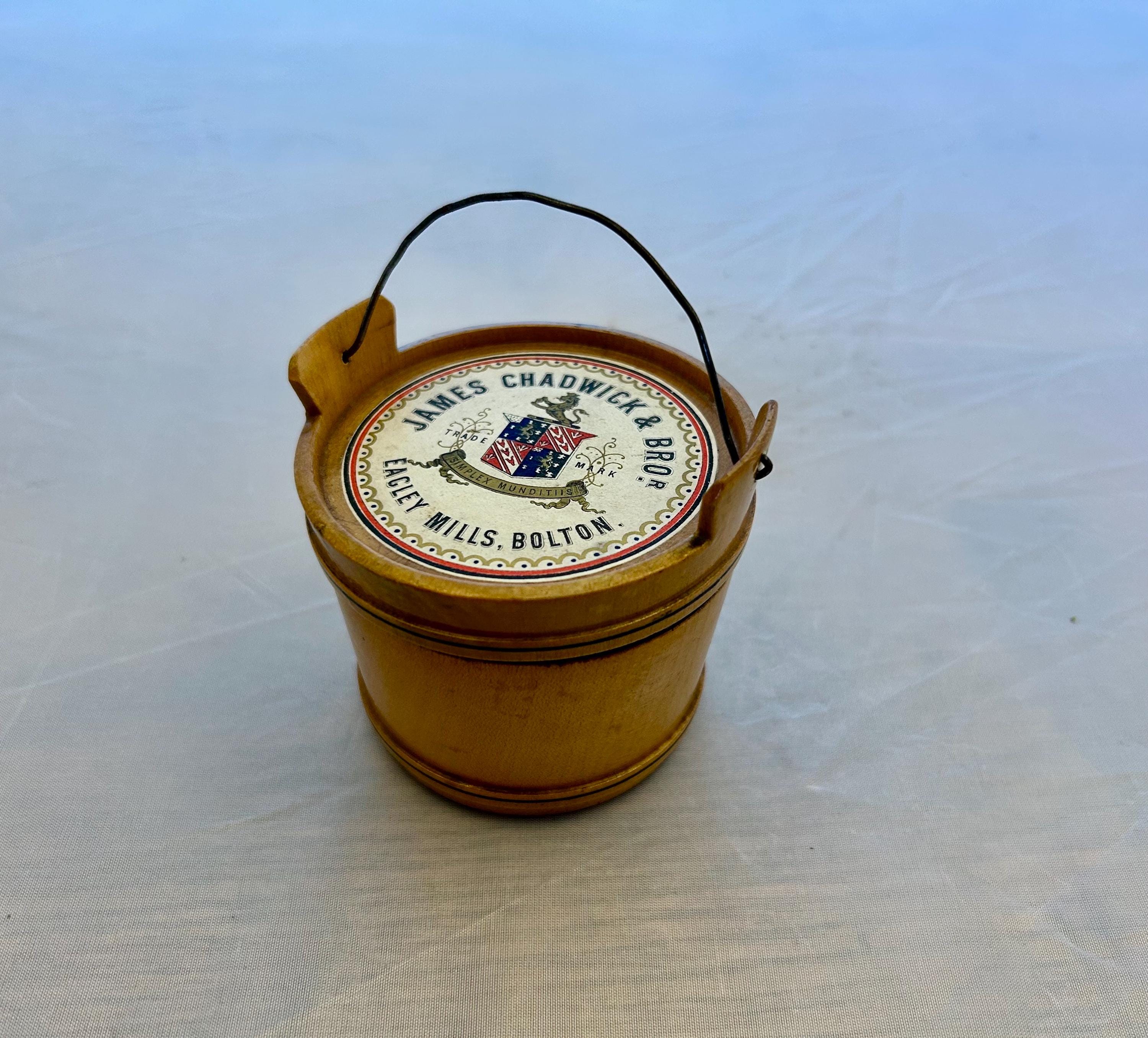 mauchline ware cotton reel holder