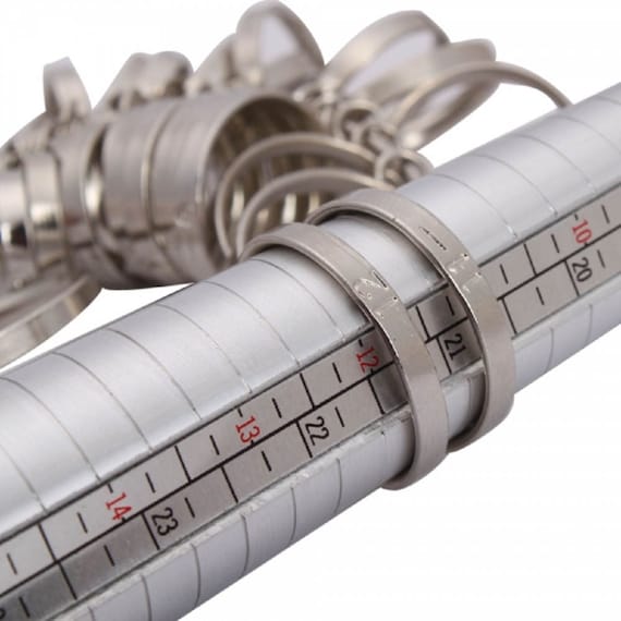 Set Misuratore Anelli Con Mandrino - Calibro Dita UK/EU/US, Per Gioiellieri E Regali A Sorpresa - Foto 2