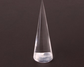 Clear Acrylic Ring Display Cone Stand (2PCS)