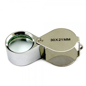 Buy Wholesale China Metal Jewelry Magnifying Glass Jewelers Eye Tool  Jewellery Folding Loupe Glass Lens Magnifying & Magnifier Glass at USD 3.44