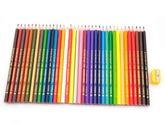 Classic Colors Wooden Art Drawing Pencils Set (36 Colors)