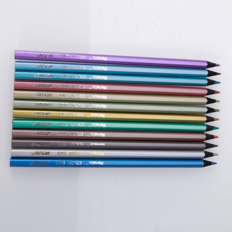 12PCS Metallic Coloured Drawing Pencil....Free Shipping to US from China image 2