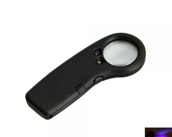 3 PCS 40x Handheld Magnifying Glass with LED