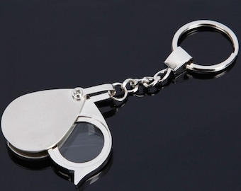 10x Loupe Magnifier Keychain