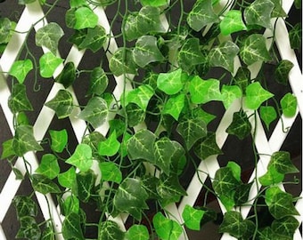 Artificial Ivy Garland: 9.75ft Plastic Silk Vine, Wedding Home Decor