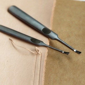 4Pcs Hand Working DIY Leathercraft Leather Edge Skiving Tool Craft Tool!
