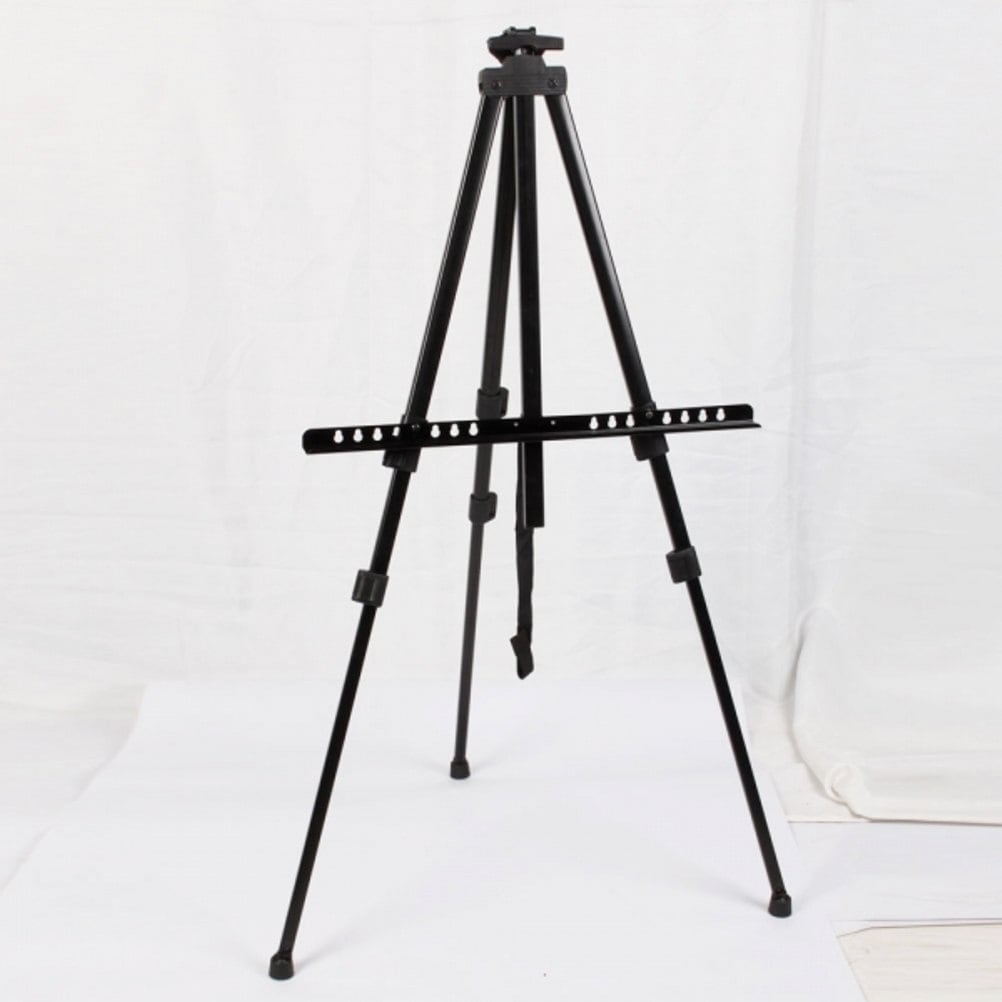 MEEDEN 2-Pack Steel Folding Tripod Display Easel -63'' Tall Adjustable  Instant Easel Display Stand with Bag for Signs, Presentations, Posters &  Art Displays, Holds 10 lbs : : Home