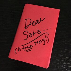 Dear Sara 8-page Zine