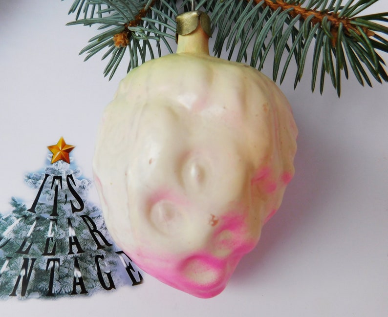 Christmas tree antique Christmas ornaments Christmas glass ornaments Big strawberry Vintage Christmas ornament