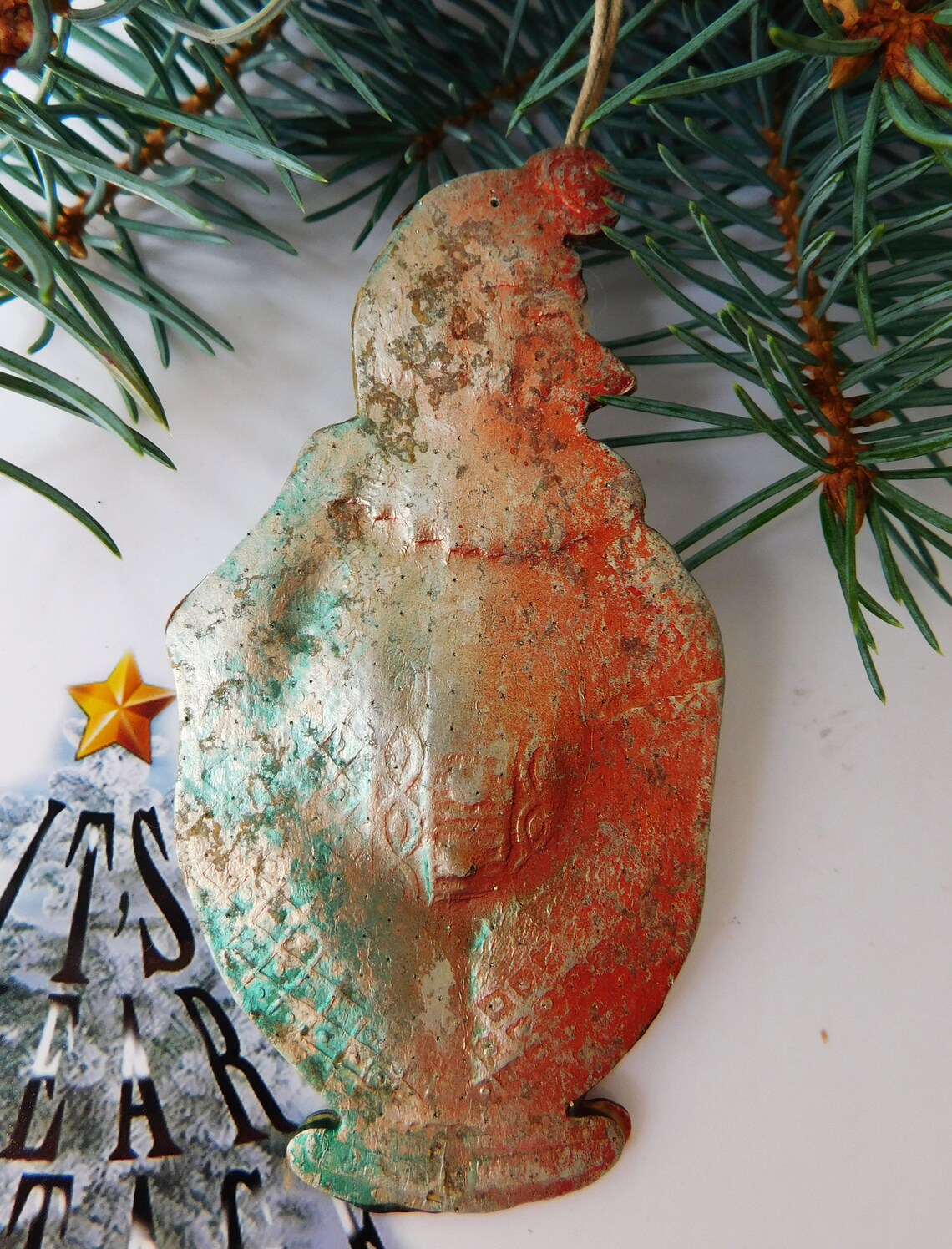 Vintage Christmas ornament Christmas cardboard ornaments Etsy