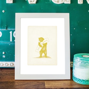 Quote art, Quote print, Quote printable, Quote wall art, Vintage art, Vintage print, Vintage wall art, Vintage printable, California, Bear
