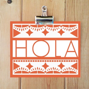 HOLA PRINT, Hola wall art, Hola Printable, Mexico print, Mexico Art, Spanish Print, Mexico Collection, Cinco de Mayo