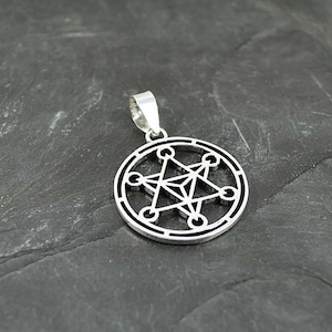 METATRON pendant, metatron silver pendant, Metatron’s Cube Symbol, Chakra jewelry, Kabbala pendant, Sacred geometric, Mystic amulet necklace