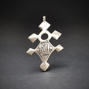 DESERT CROSS pendant, South cross, TOUAREG cross, African jewelry, ethnic jewelry, Silver pendant, Morocco jewelry, Spiritual cross