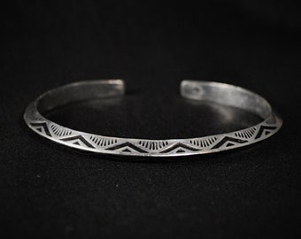 PUNK jewelry, Ethnic bracelet, Geometric jewelry, Carved bracelet, Stacking bracelet, Tiny bracelet, Viking bracelet, Cross bracelet, Grunge