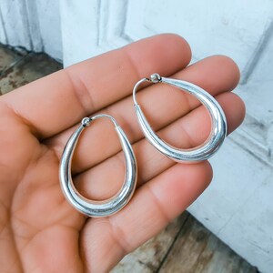 Orecchini Creoli In Argento 925 Stile Etnico Bali – Cerchio Da 16 Mm, Peso 1,8g, Chiusura A Cerniera, Gioiello Donna