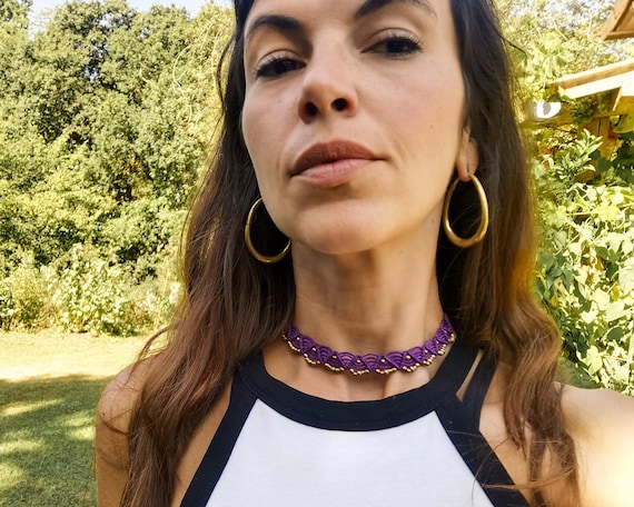 Coller ras de cou | dées de bjoux, Bjoux perles, Boucles d'orelles