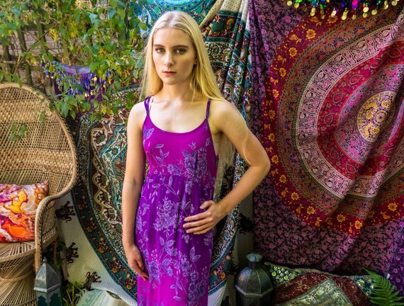 Phool Psychedelic Dress. Festival Clothes. Glaston