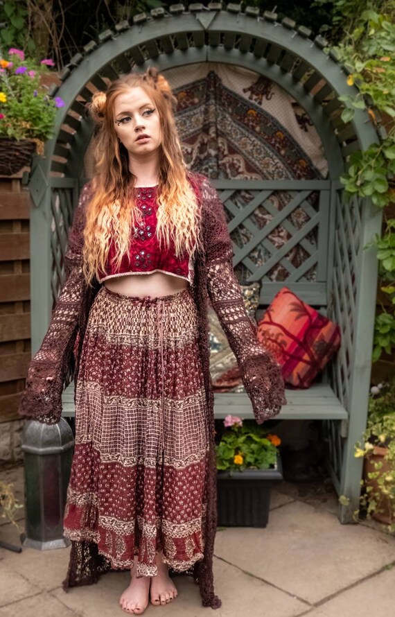 Crochet Cardigan. Crochet Jacket. Sustainable Clot