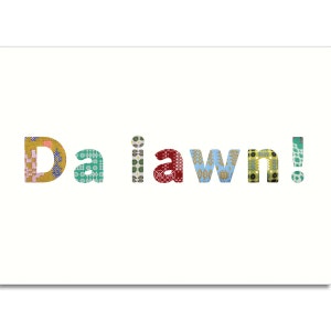 Tarjeta de felicitación - Tapices galeses - Da Iawn - Bien hecho - Buen trabajo - Muy buen galés idioma Gales Examen Deducción Prueba de Conducción Nuevo Trabajo Felicidades