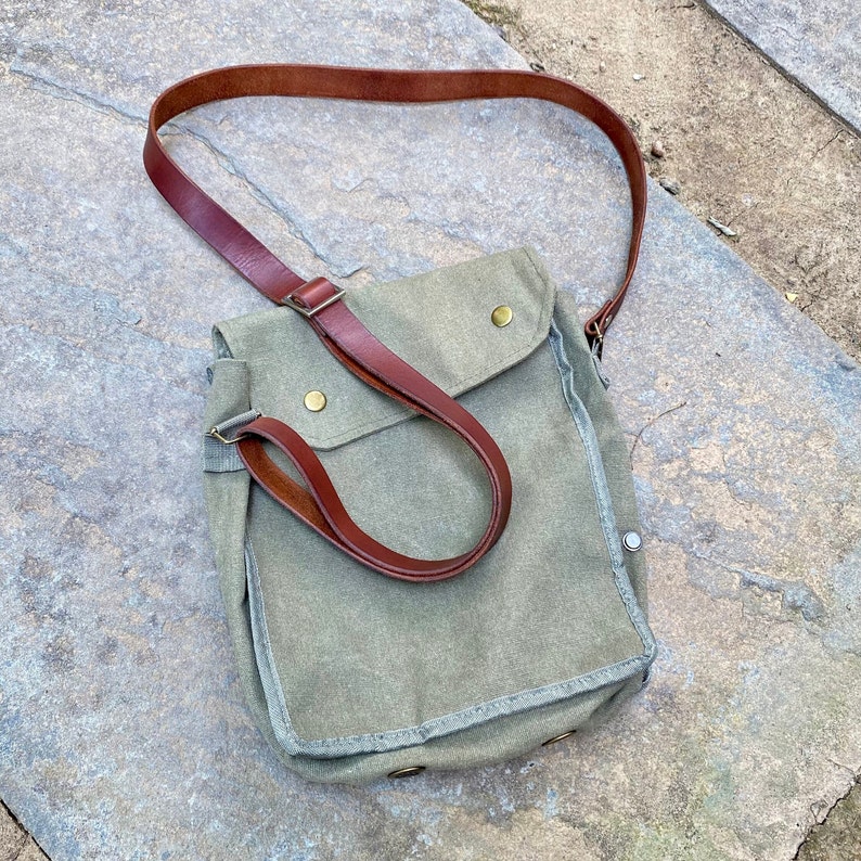 Indiana Jones Raiders-Style Leather Bag Strap image 4