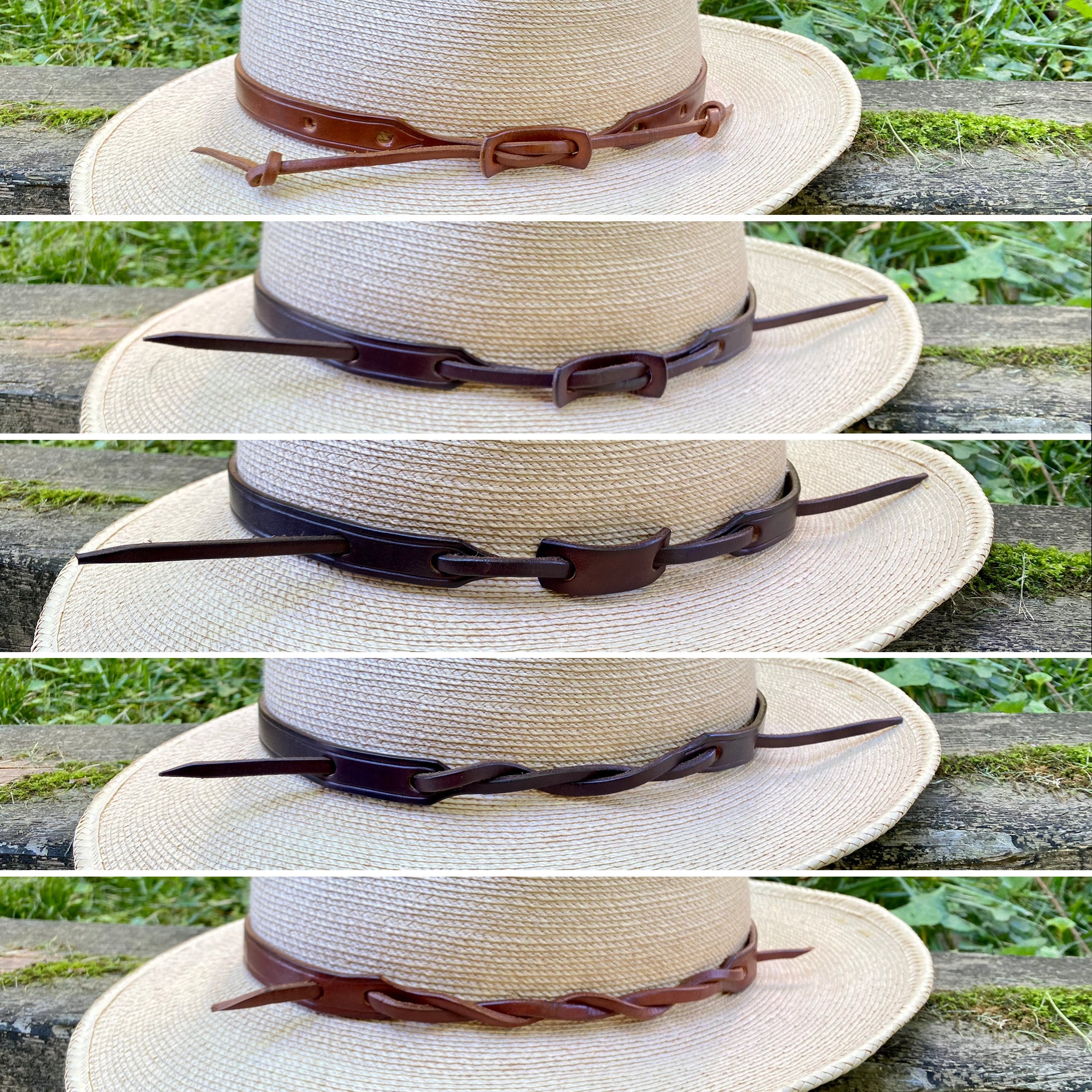 Customizable Leather Hat Band Etsy UK