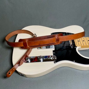 Custom Replica 50s Tele Leather Guitar Strap