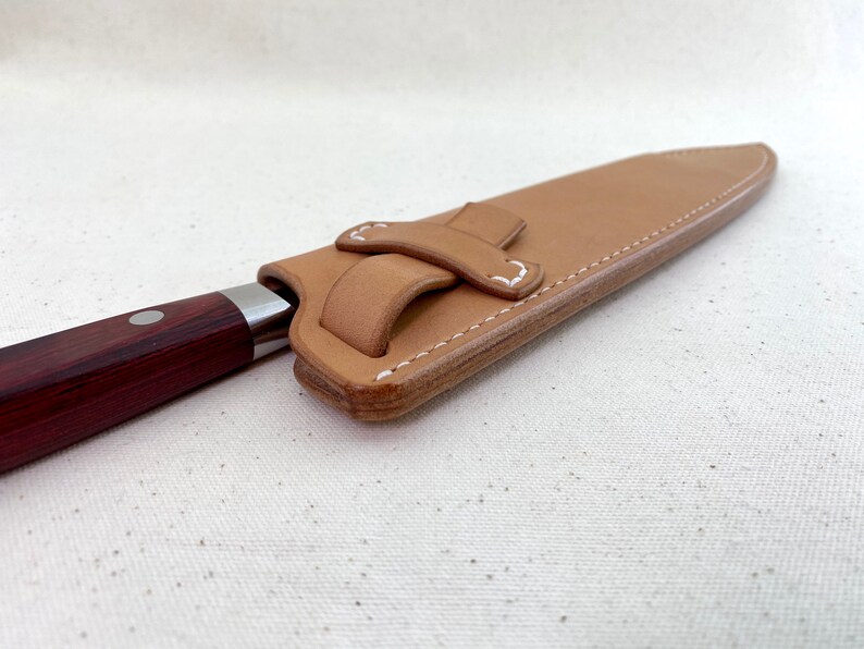 Custom Chef Knife Blade Guard Sheath Saya Etsy
