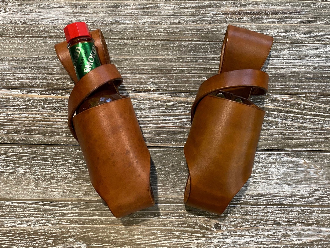 Leather Hot Sauce Holster 5oz Etsy
