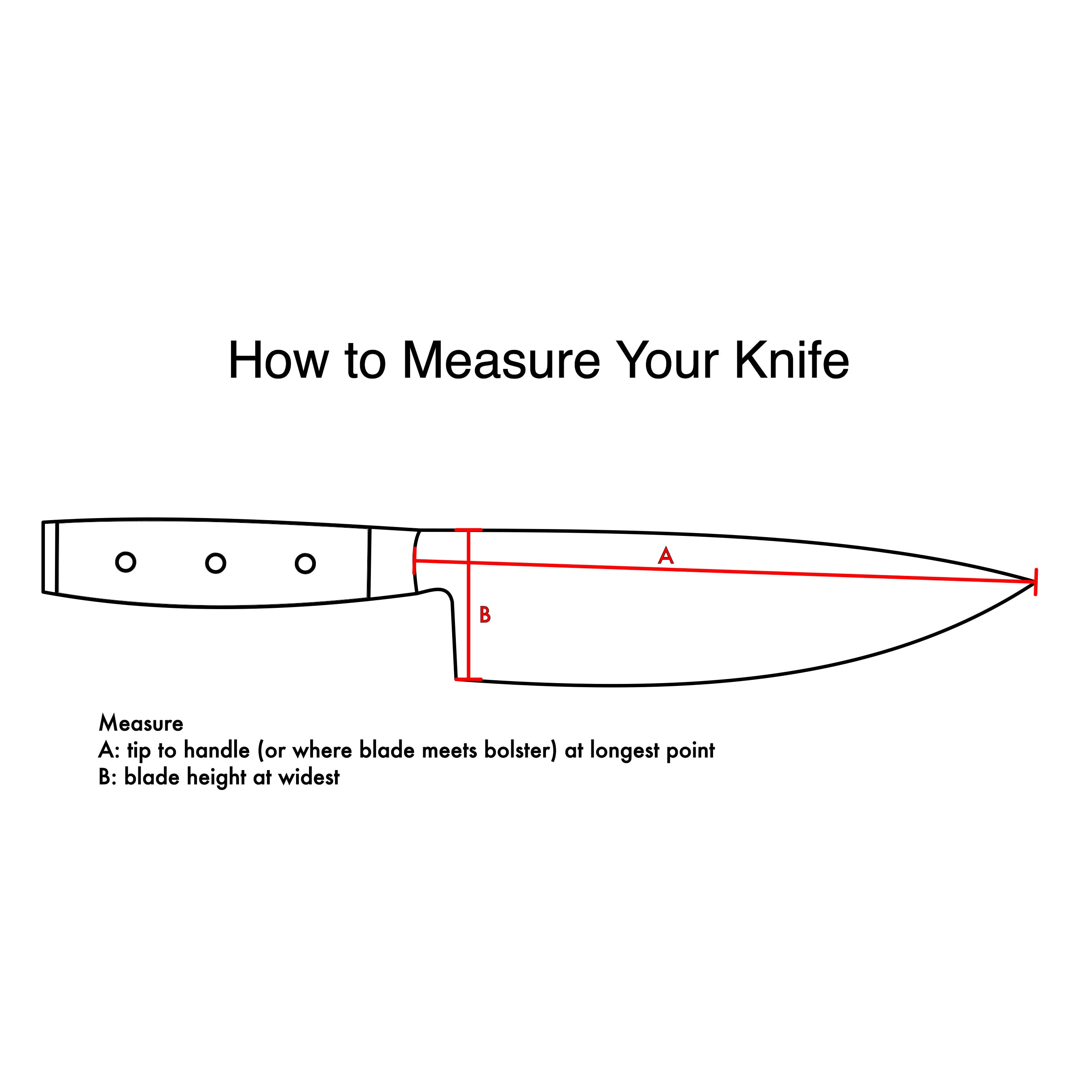How To Measure A Knife For A Sheath
